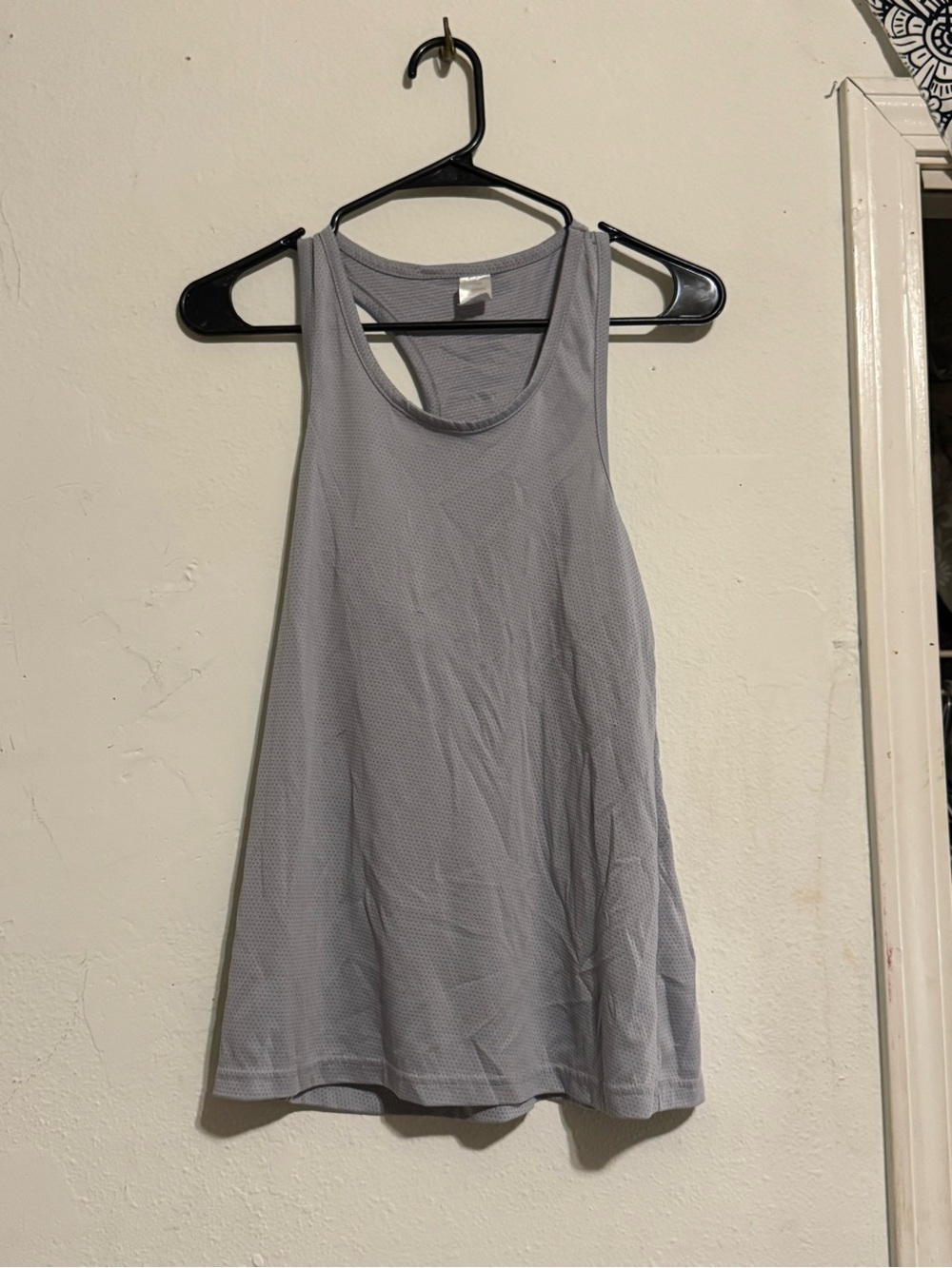 West loop Light Gray Women's Racerback Tank Top Size L